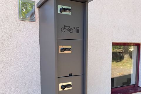 E-Bike-Ladeschrank am Bürgerhaus Steinbach