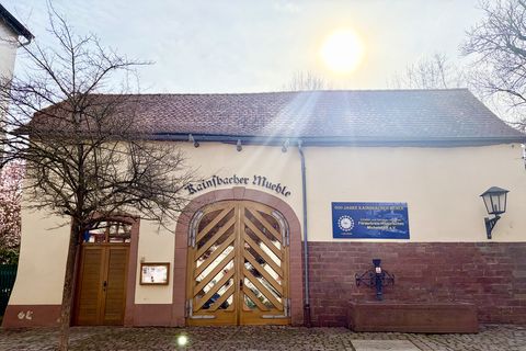 Die Kainsbacher Mühle ist 600 Jahre alt.