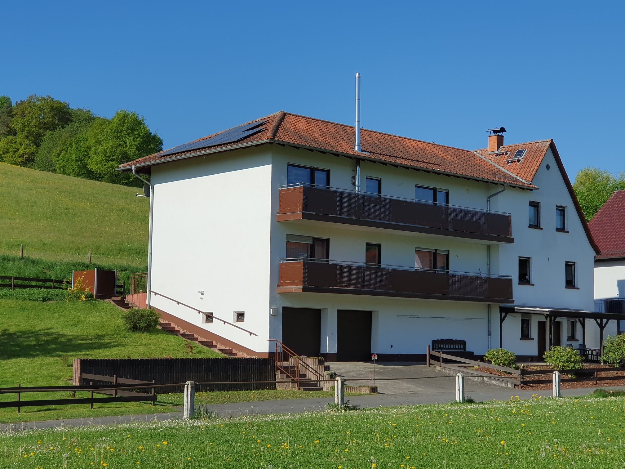 Die Wohnung ist sehr ruhig gelegen.