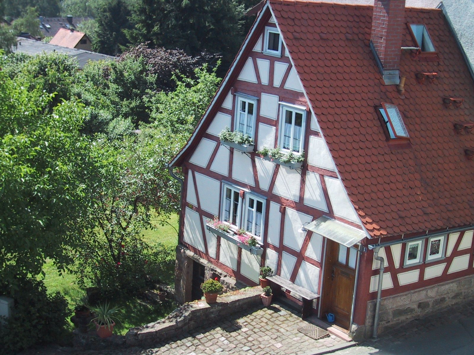 Der Bauplan dieses sogenannte Odenwälder Kleinhauses entstand um 1760.