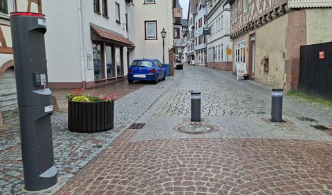 Poller in der Altstadt