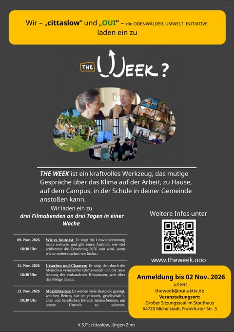 Plakat von "The Week"