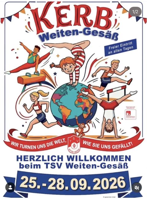 Weiten-Gesäßer Kerb